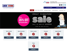 Tablet Screenshot of lockandstore.com
